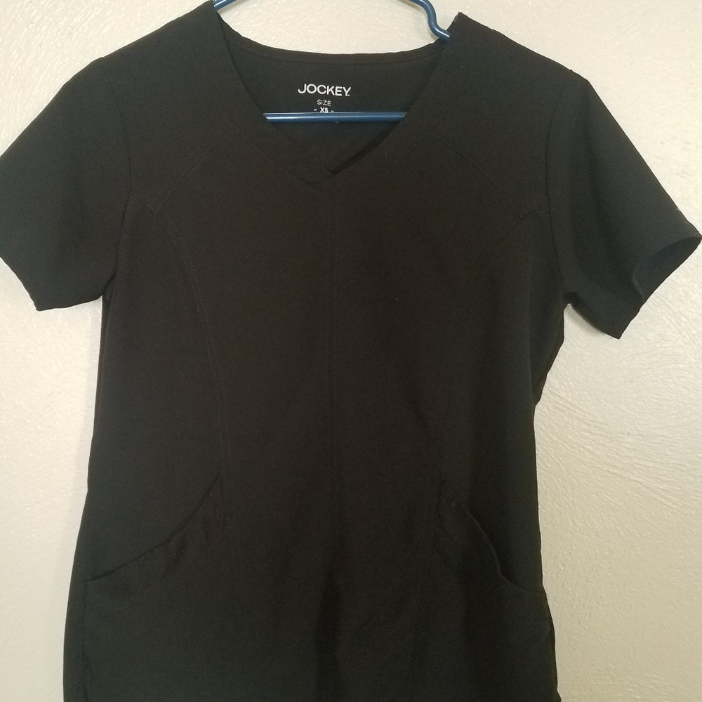 Black Jockey Scrub Top, XS